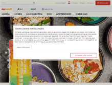 Tablet Screenshot of nl.mymuesli.com